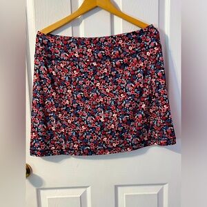 JJill floral skort.